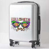 Sticker Fille Halloween (Sur valise)