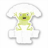 Sticker Fille née le jour de l'année bissextile, jeu de mo (Devant)