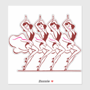 Sticker Filles de danse Thunder_Cove