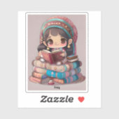 Sticker Filles du monde qui lisent - Irak (Feuille)