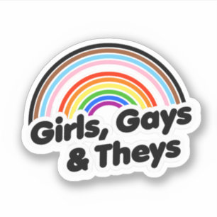 Sticker Filles, gays et iels