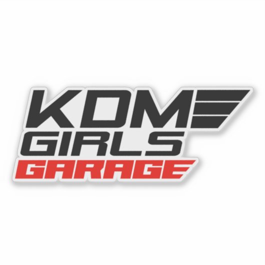 STICKER FILLES KDM [ROUGE] (Devant)