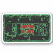 Sticker Films d'horreur VHS Black Green (Devant)