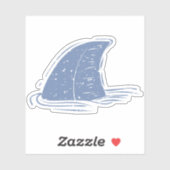 Sticker Fin de requin (Feuille)