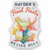 Sticker Final Fiesta Hangover Kit Mexico Margaritas (Devant)