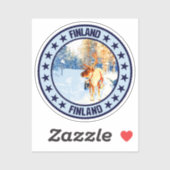 Sticker Finlande (Feuille)