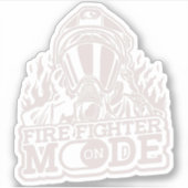 Sticker Firefighter Mode On (Devant)