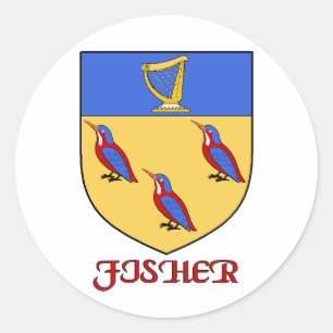 Sticker Fisher Family Shield