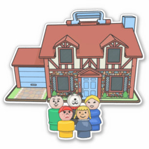 Sticker Fisher Price Petites Familles Avec Tudor House
