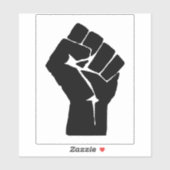 Sticker Fist, Rebel, Riot, Resistance, Communist Style (Feuille)