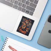 Sticker Five Nights at Freddy's (Ordinateur portable avec iPhone)