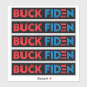Sticker FJB drôle anti joe Biden pro Trump (Feuille)