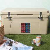 Sticker FJB drôle anti joe Biden pro Trump (Glacière)