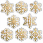 Sticker Flacons de neige / Flacons de neige dans une finit (Devant)