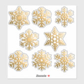 Sticker Flacons de neige / Flacons de neige dans une finit (Feuille)