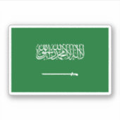 Sticker Flag d'Arabie saoudite (Devant)
