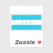 Sticker Flag of Honduras custom-cut  (Feuille)