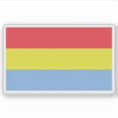 Sticker Flag of Kafficho people, Ethiopia (Devant)