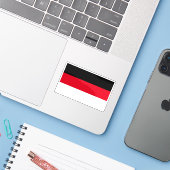 Sticker Flag of Memmingen, Germany (Ordinateur portable avec iPhone)