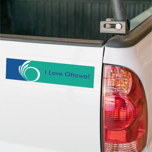 Sticker Flag of Ottawa, Canada (Sur camion)