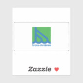 Sticker Flag of the city of Trois-Rivières, Quebec, Canada (Feuille)