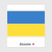 Sticker Flag of Ukraine (Feuille)