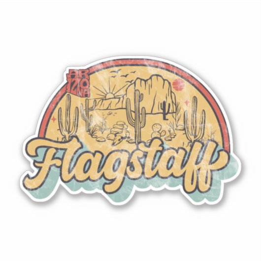 Sticker Flagstaff, Arizona (Devant)
