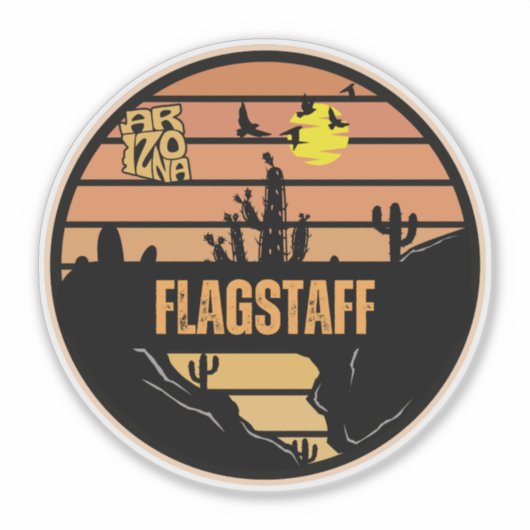 Sticker Flagstaff, Arizona (Devant)