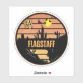 Sticker Flagstaff, Arizona (Feuille)