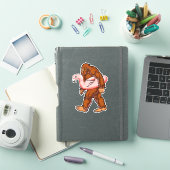Sticker Flamant rose Bigfoot (Couverture iPad)
