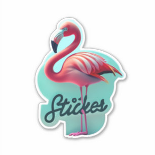 Sticker Flamant rose Transformez votre espace avec des aut