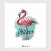 Sticker Flamant rose Transformez votre espace avec des aut (Feuille)