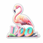 Sticker Flamant rose Transformez votre espace avec des aut (Devant)