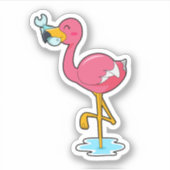 Sticker Flamingo (Devant)