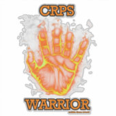 Sticker Flammes/mains...CRPS (Devant)
