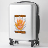 Sticker Flammes/mains...RSD/CRPS (Sur valise)