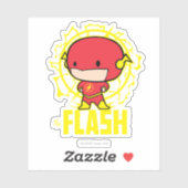 Sticker Flash Chibi Avec Électricité (Feuille)