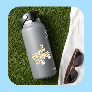 Sticker Flawed - aimé de toute façon la foi en vinyle auto