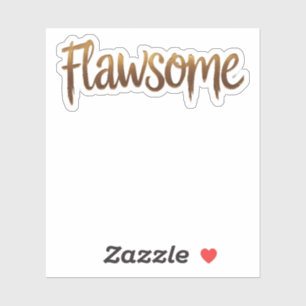 Sticker "Flawsome" pour l'estime et la confiance des enfan