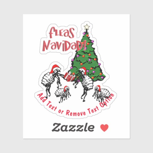 Sticker Fleas Navidad Noël (Feuille)