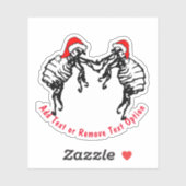 Sticker Fleas Navidad Noël (Feuille)