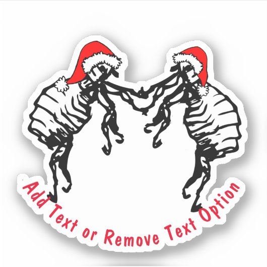 Sticker Fleas Navidad Noël (Devant)