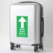 Sticker Flèche directionnelle au sol à sens unique (Sur valise)