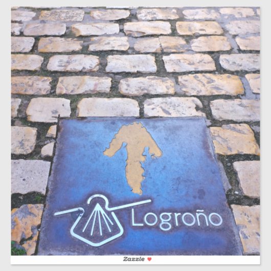 Sticker Flèche jaune (Feuille)