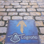 Sticker Flèche jaune (Devant)