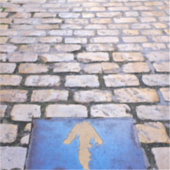 Sticker Flèche jaune (Recto)