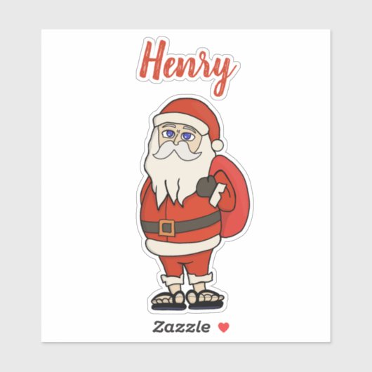 Sticker Flèches de Noël du Père Noël sur mesure (Feuille)