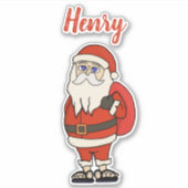 Sticker Flèches de Noël du Père Noël sur mesure (Devant)