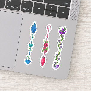 Sticker Flèches semi-à-cône