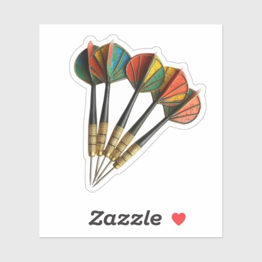 Sticker fléchettes (Feuille)
